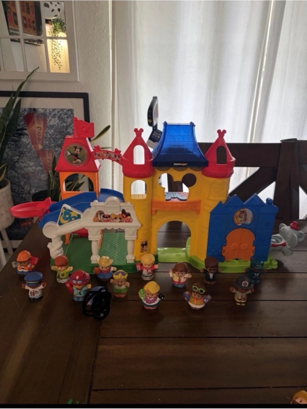 Mickey Mouse Castle Little People Fisher Price Walt Disney Day at Park Playset